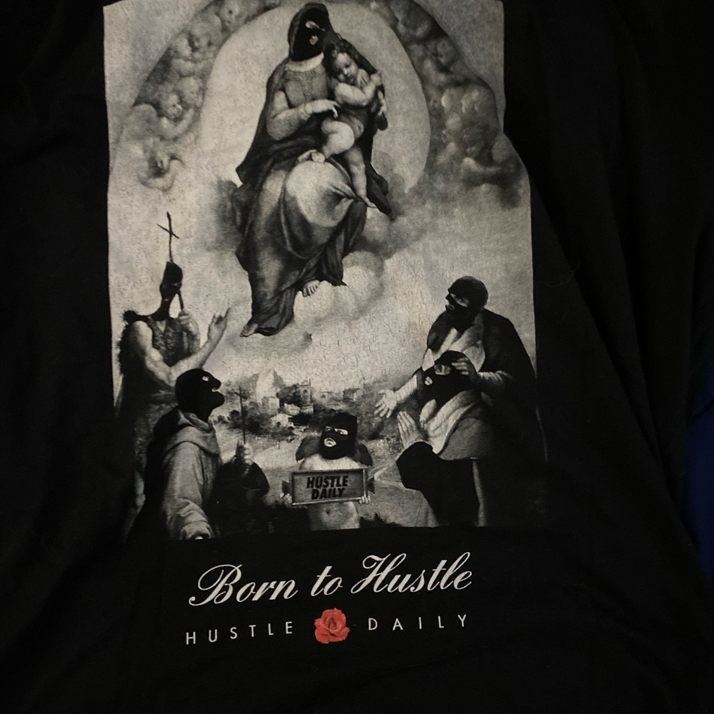 Logo Athletic Black Graphic T-Shirt